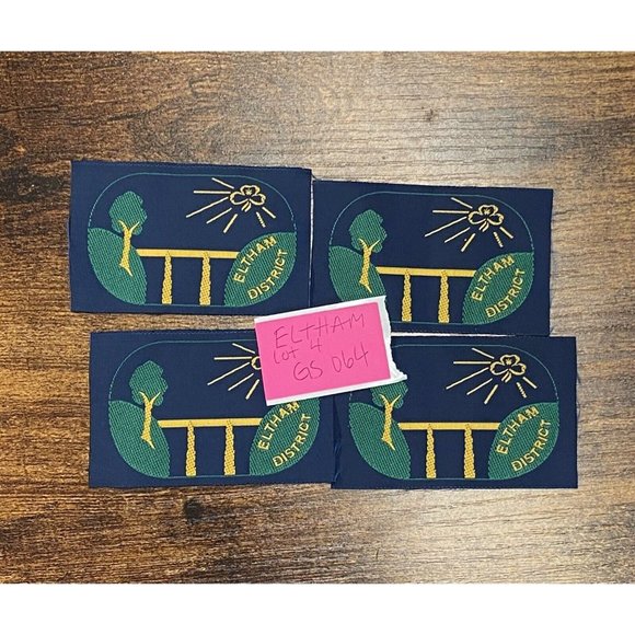 Girl Guides Australia ELTHAM DISTRICT Ribbon Patch LOT 4 - Picture 5 of 5